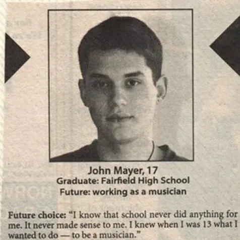 Potongan koran yang diposting John pada akun Instagramnya @instagram.com/johnmayer