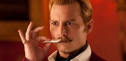 Johnny Depp sebagai Mortdecai. Keren atau... ©Collider
