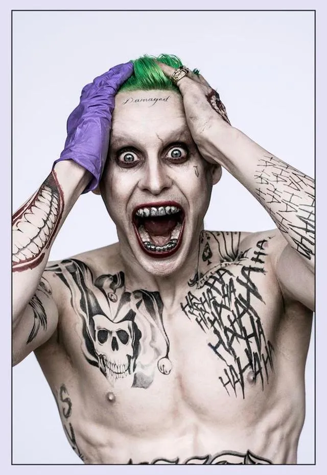 Tak mau kalah dari Heath, Jared benar-benar seriusi perannya jadi Joker/©Official Twitter David Ayer