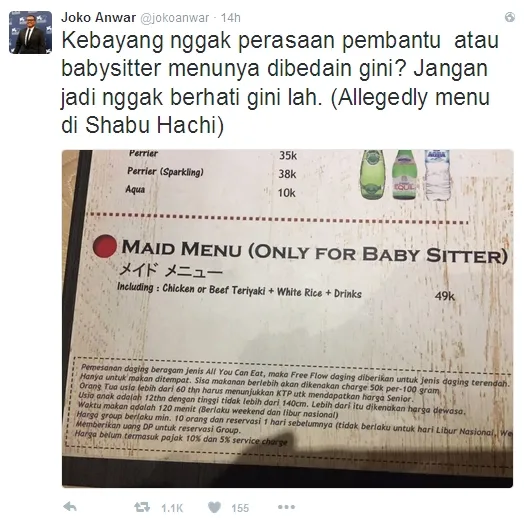 Ini status Joko yang bikin heboh ©twitter/jokoanwar