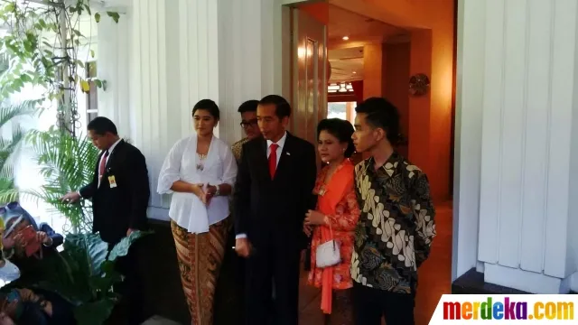 Joko Widodo dan keluarga @merdeka.com