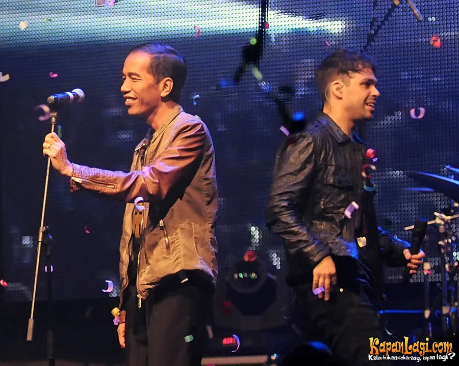 Jokowi Senang Band Lama/@Foto: KapanLagi.com/Bambang