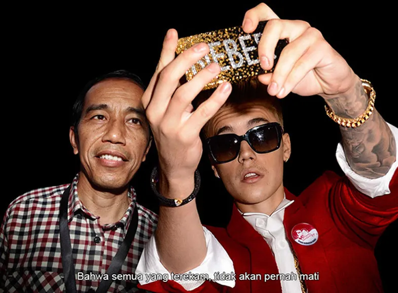 Jokowi selfie bareng Justin Bieber / © Agan Harahap Twitter