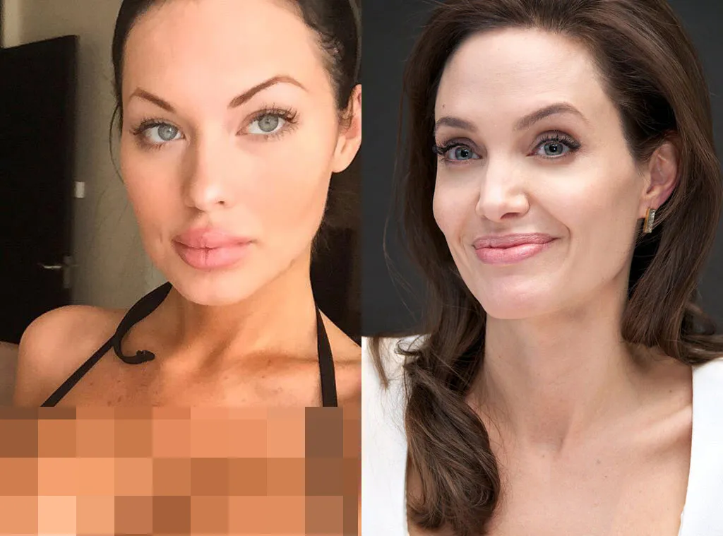 Inilah sosok Veronika, wanita yang dikenal sebagai 'kembaran' Angelina Jolie @ istimewa