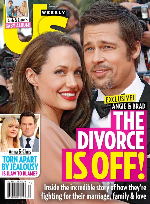 Jolie dan Brad batal cerai © usmagazine.com