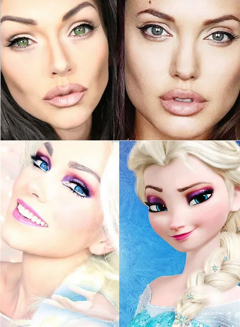 Ajaib dan cuma pakai make-up @ instagram.com/kandeejohnson