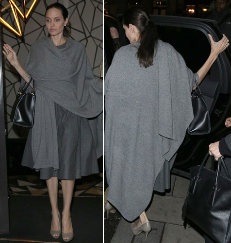 Jolie makin kurus dan memprihatinkan © istimewa