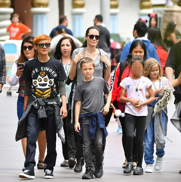Jolie merasa bersyukur dengan kehadiran 6 orang anaknya © dailymail.co.uk