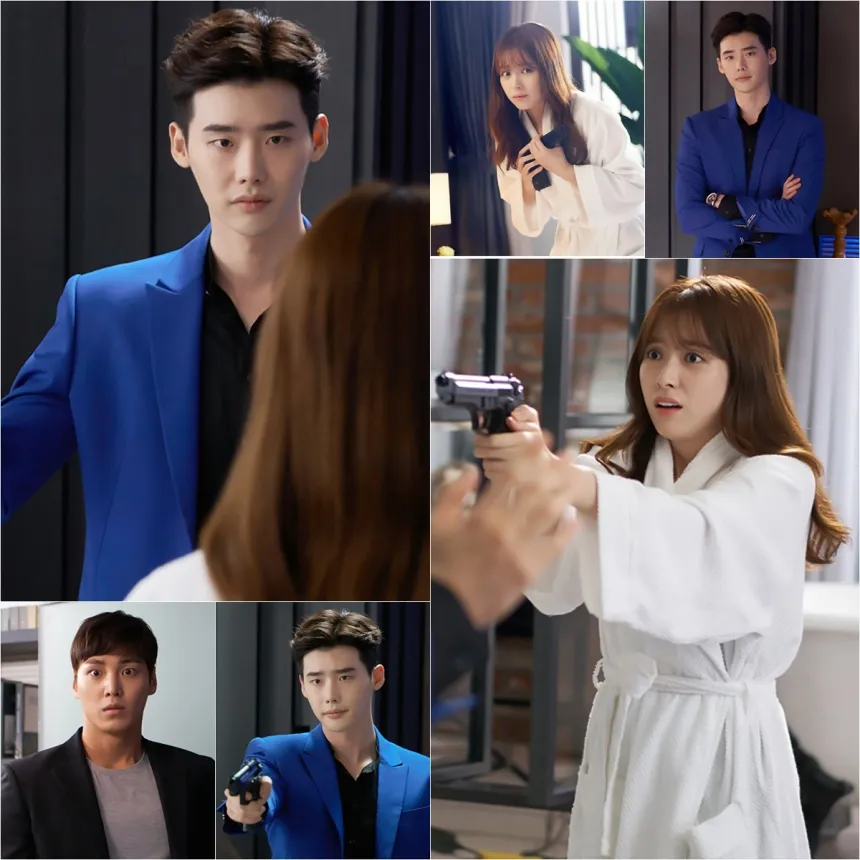 Han Hyo Joo bersiap menembak Lee Jong Suk. ©MBC
