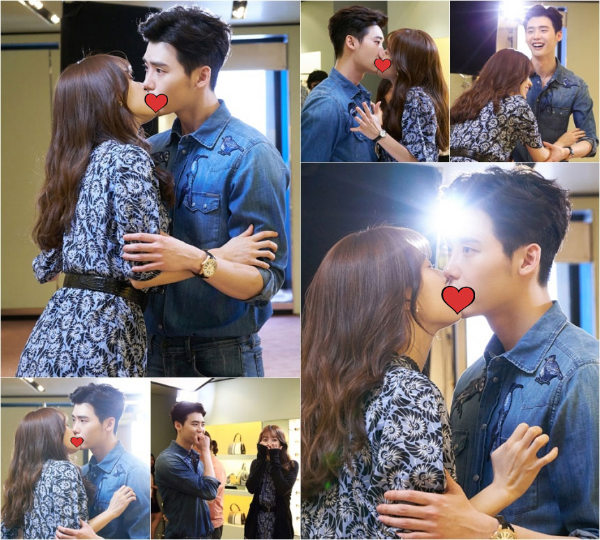 Kissing scene Lee Jong Suk dan Han Hyo Joo ©topstarnews.net