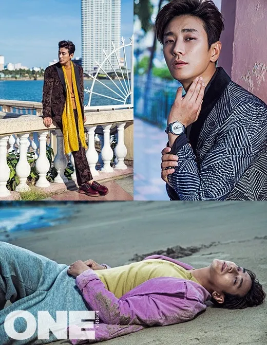 Joo Ji Hoon melakukan pemotretan sekaligus wawancara dengan One Magazine. ©kpopherald.com