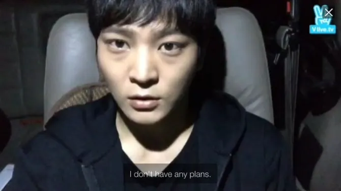 Joo Won kembali menyapa fans lewat aplikasi V. ©kpopherald.com