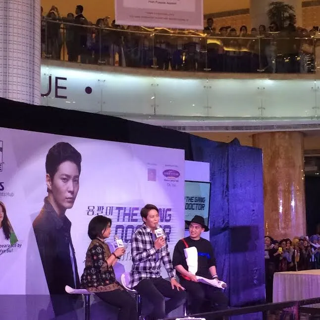 Joo Won saat fan meetinng kemarin malam (9/10). © KapanLagi.com/Nuzulur Rakhmah