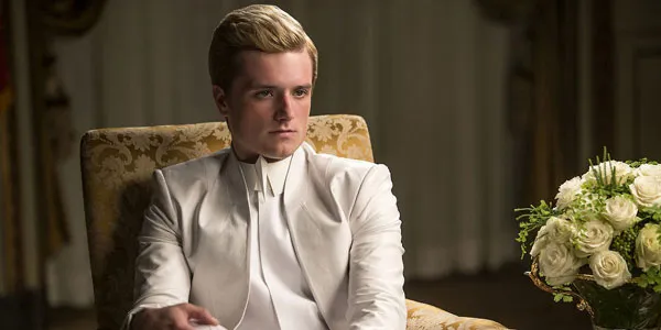 Josh Hutcherson berambut blonde sebagai Peeta Melark/©Lionsgate