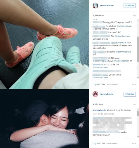 Ada apa dengan Joshua dan Pamela? © istimewa