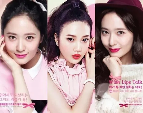 Joy Red Velvet (tengah), dianggap gagal menggantikan Krystal fx jadi model kosmetik. ©pann.nate.com