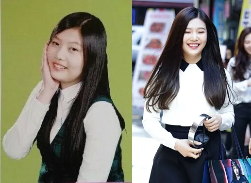 Perbedaan Joy sebelum debut (kiri) dan saat ini. ©istimewa
