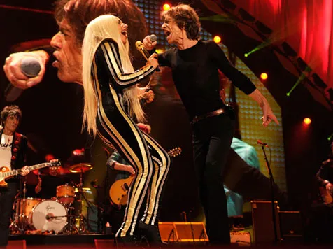The Rolling Stones kolaborasi dengan Lady Gaga @foto: wwe.com