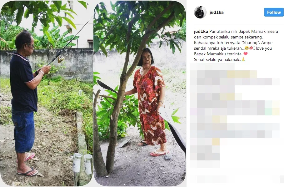 Rahasia mesra orangtua Judika, berbagi ©instagram/judika