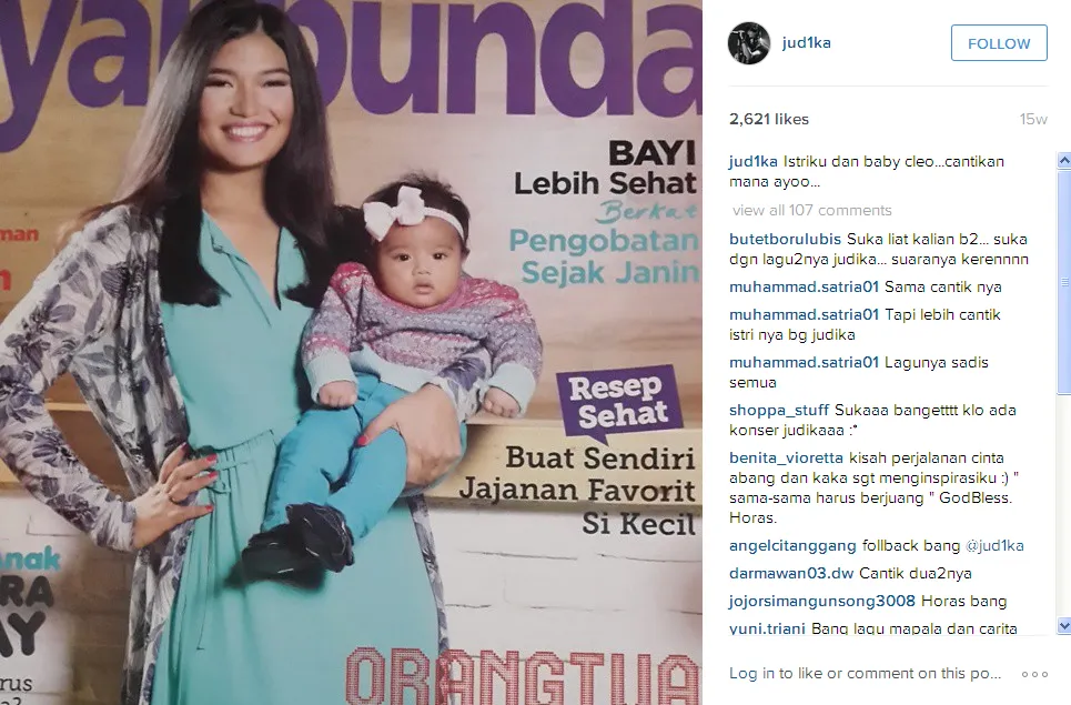 Potret Duma Riris dan Judika / © Instagram
