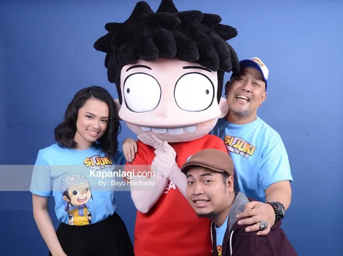 Faza Meonk merasa senang karena larisnya animasi 'SI JUKI' berdampak pada penjualan komik. © KapanLagi.com/Bayu Herdianto