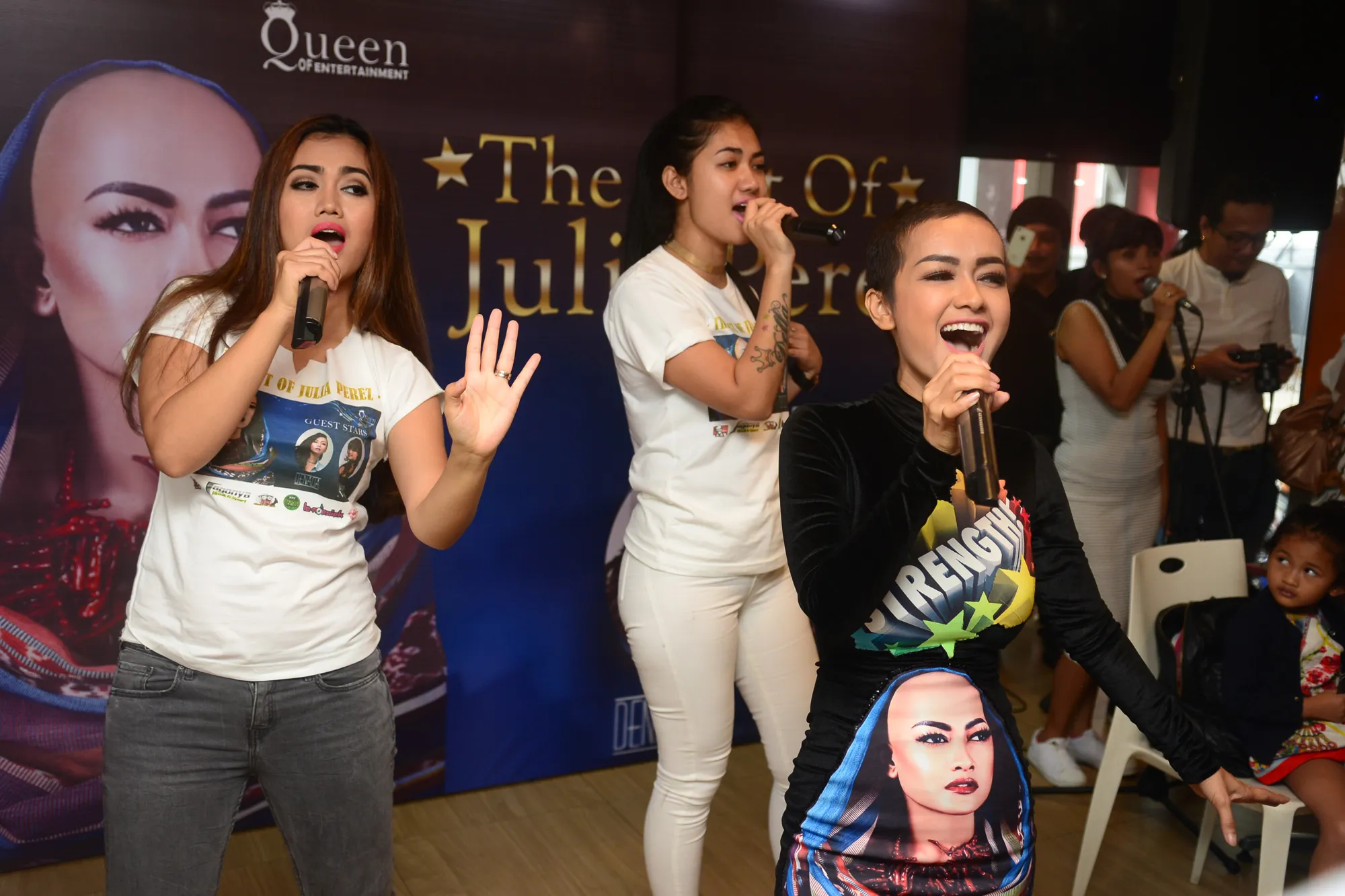 Jupe dan dua adik cantiknya terjun ke dunia musik. ©KapanLagi.com/Bayu Herdianto