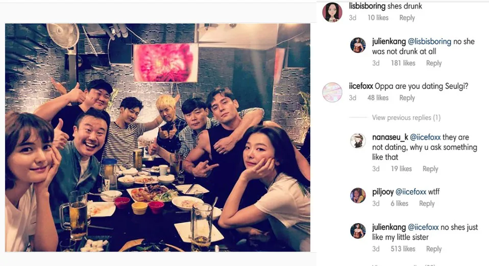 Julien Kang membantah rumor dirinya pacaran dengan Seulgi Red Velvet. © istimewa