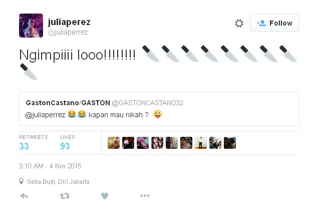 Jupe damprat Gaston © Twitter/juliaperrez