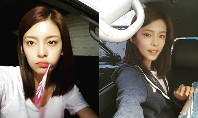 Jung Hye In sebelum potong rambut © Istimewa
