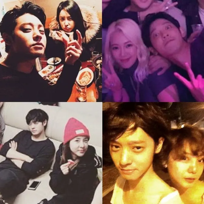 Jung Joon Young kompak dengan sahabatnya, pria maupun wanita © Istimewa