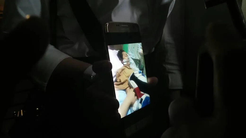 Jupe masih belum bisa membuka mata ©KapanLagi.com®/dok.Sanova