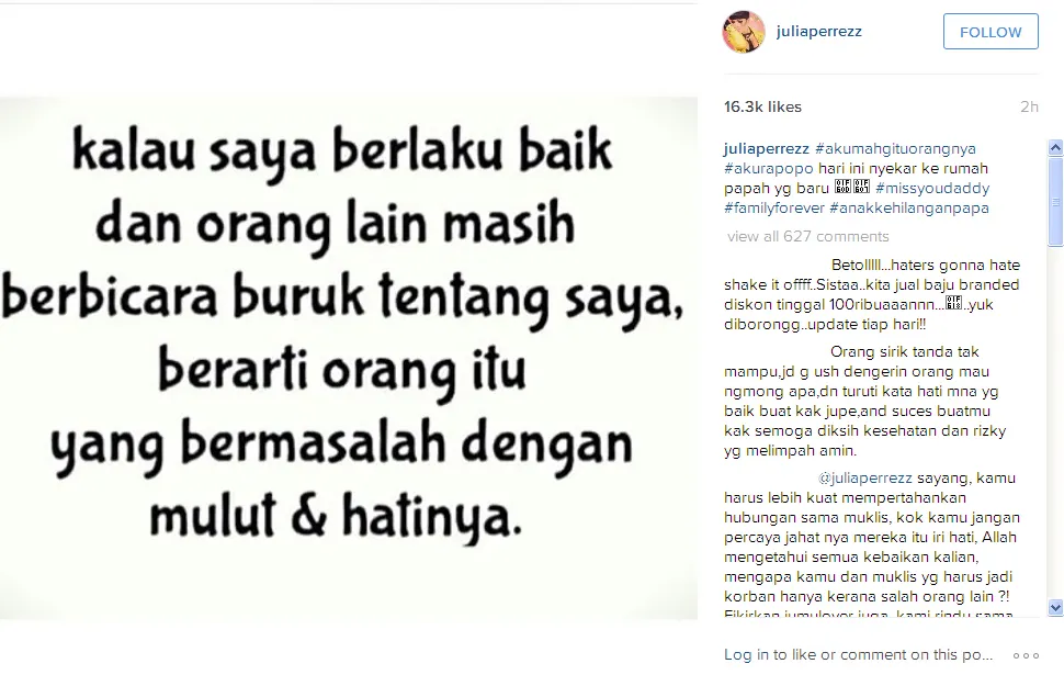 © Julia Perez/instagram