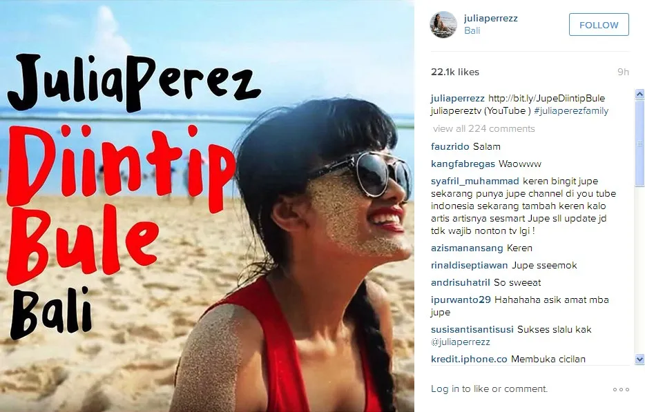 Jupe Diintip Bule © Instagram juliaperrezz