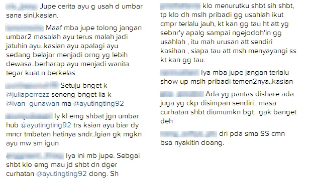Jupe dikritik netizen © Instagram/@juliaperrezz