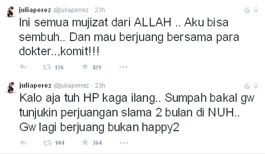Barang bukti Jupe bersama HP-nya / © Twitter