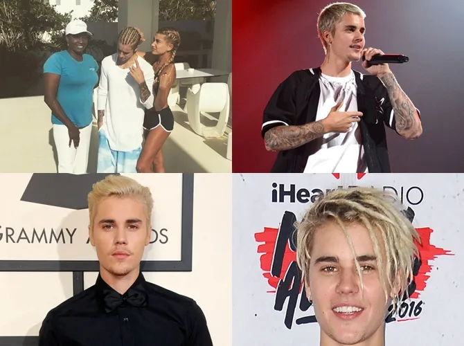 Justin semakin berani mencoba gaya baru.