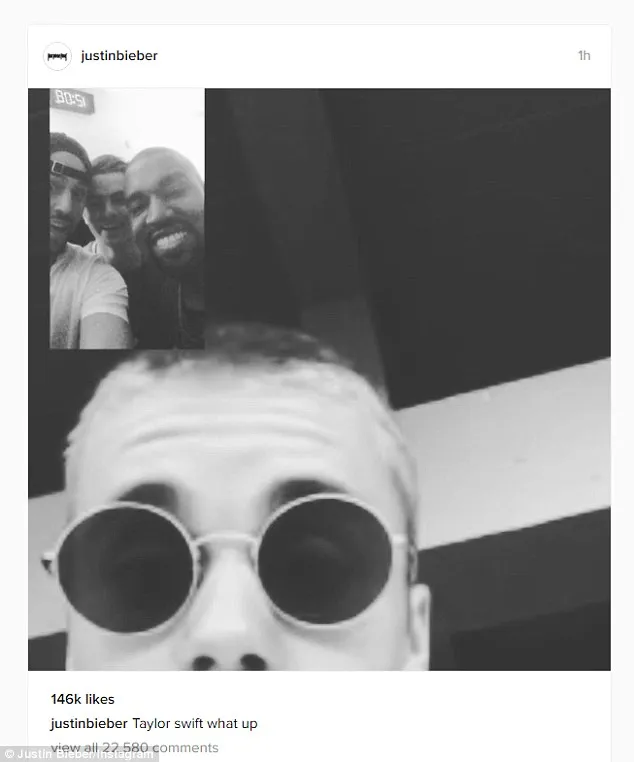 Justin sindir Taylor Swift © instagram.com/justinbieber