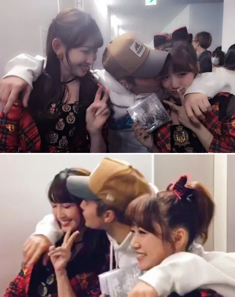 Momen saat Justin mencium Minami dan Haruna © istimewa