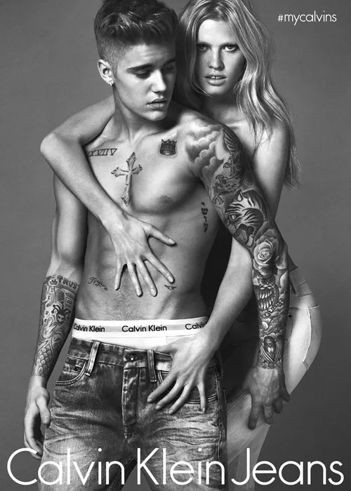 Pose panas Justin dan Lara tuai kontroversi @ Calvin Klein Jeans