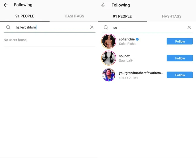 Justin ternyata nggak follow Hailey! © instagram.com/justinbieber