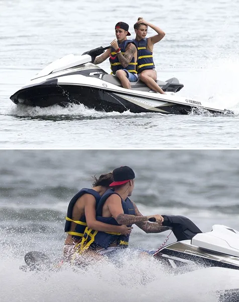 Justin dan Hailey tertangkap mesra @ istimewa