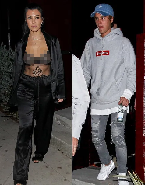 Justin dan Kourtney kencan di klub © istimewa