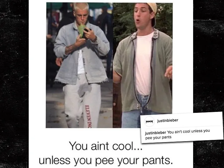 Justin ikut tertawakan dirinya sendiri © instagram.com/justinbieber