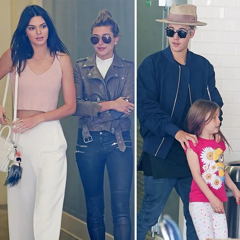 Justin makan bareng Kendall, Hailey, dan si kecil Jazmyn @ istimewa
