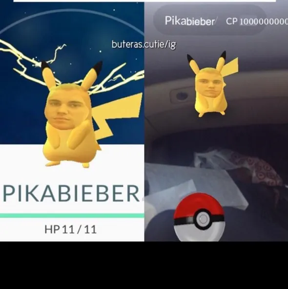 Justin jadi Pokemon © instagram.com/justinbieber