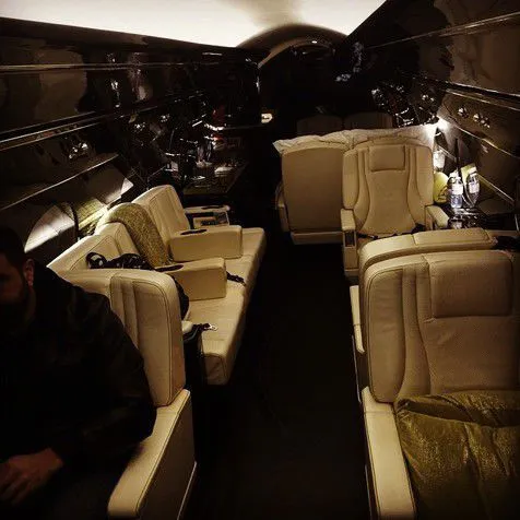 Potret jet pribadi yang diunggah Justin @ instagram.com/justinbieber