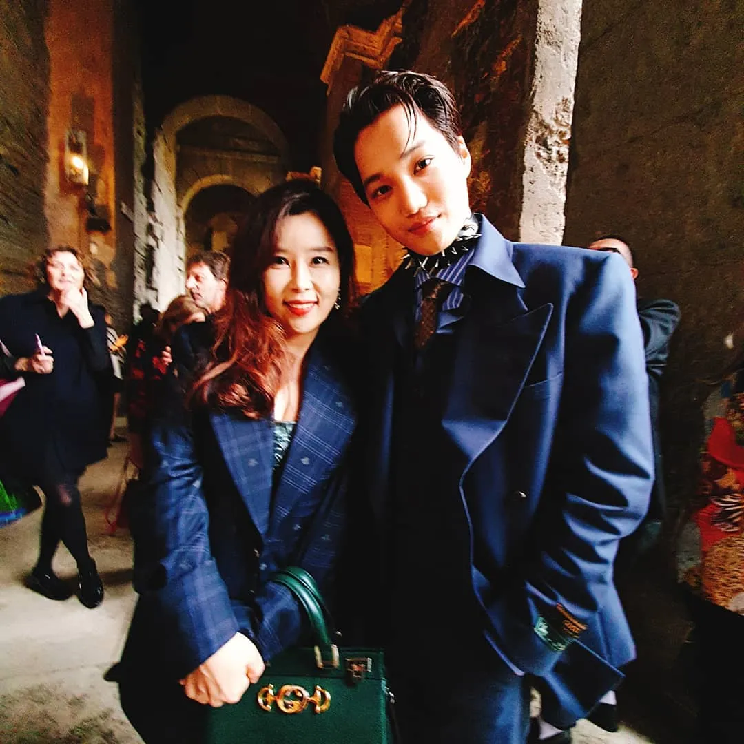 Choi Boyun dan Kai EXO © instagram.com/choi.boyun