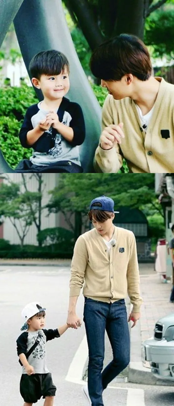 Momen saat Kai syuting Oh My Baby bersama Teo si imut. ©allkpop.com