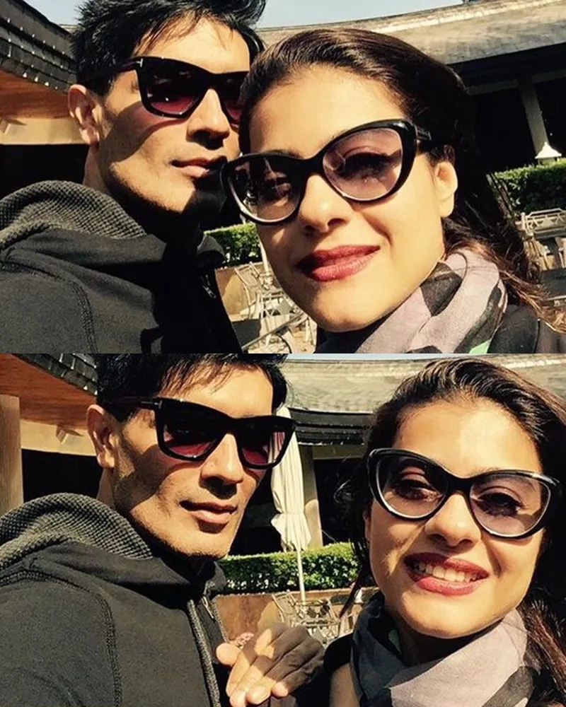 Ini dia selfie cantik Kajol bersama Manish Malhotra di Bulgaria @apunkachoice.com