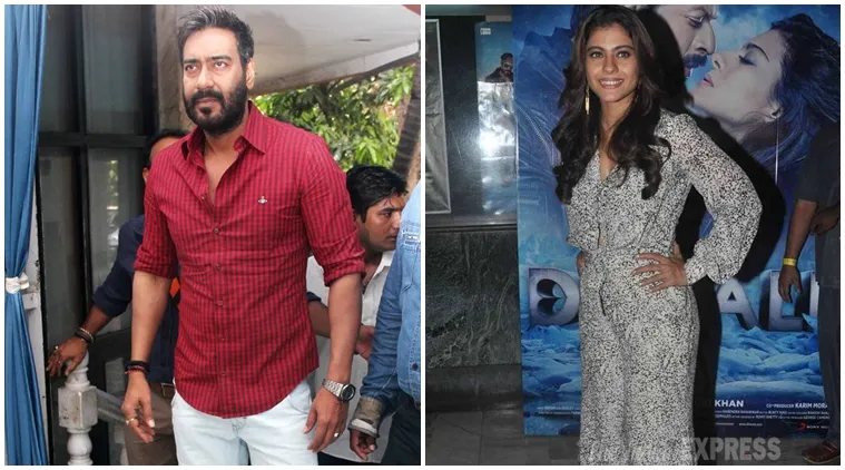 Ajay bikin Kajol terpesona dengan gestur  romantis yang sederhana © Indianexpress.com